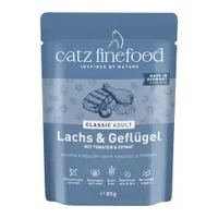Catz Finefood kapsičky 8 x 85 g - Losos & drůbeží