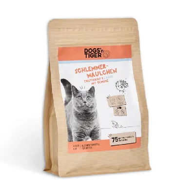 Dogs'n Tiger Cat Adult Schlemmermäulchen ryba a krocan - výhodné balení: 6 x 1,5 kg