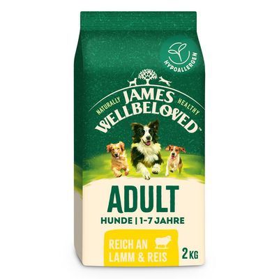 James Wellbeloved Adult Dog Hypoallergenic Lam & Rijst Hondenvoer