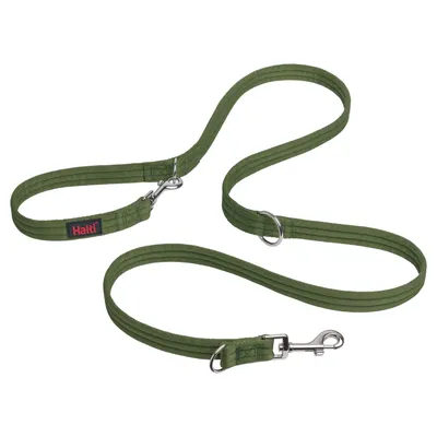 HALTI Trainingslijn - 200 cm lang, 15 mm breed, bosgroen