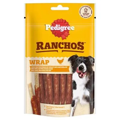 Pedigree Ranchos Wrap - Voordeelpakket: Kip 8 x 60 g