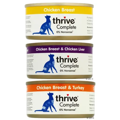 Πακέτο Προσφοράς: Thrive Complete 24 x 75 g - Μεικτό Πακέτο Πουλερικά