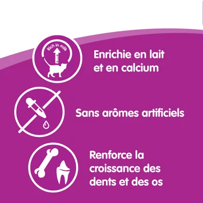 Whiskas Friandises au lait pour chaton - 50 g