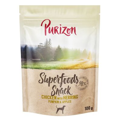 Purizon Superfoods Snacks Chicken with Herring, Pumpkin & Apple (100g)