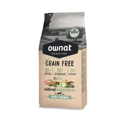 Ownat Dog Just Grain Free pollo - 2 x 14 kg - Pack ahorro Ownat Dog Just Grain Free pollo - 2 x 14 kg - Pack ahorro
