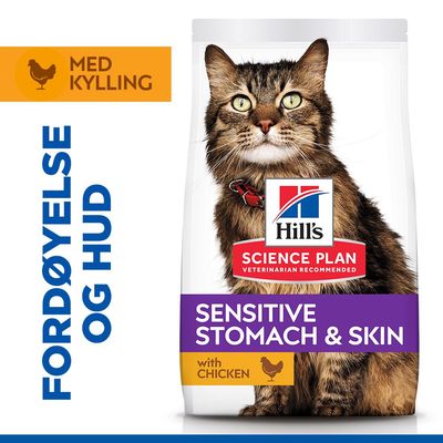 Hill's Science Plan Sensitive Stomach & Skin Adult 1+ kylling