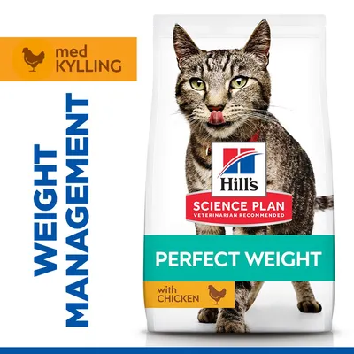 Hill's Science Plan Perfect Weight Adult 1+ Kylling - 2,5 kg