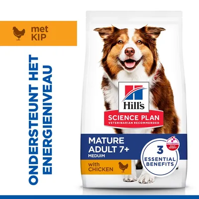 Hill's Science Plan Mature Adult 7+ Medium met Kip - 18 kg