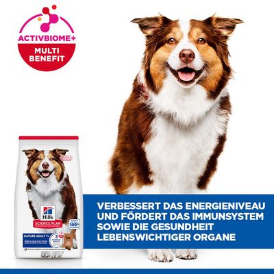 Hill's Science Plan Mature Adult 7+ Medium mit Lamm & Reis - Sparpaket: 2 x 14 kg