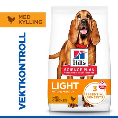 Hill's Science Plan Mature Adult 7+ Medium Light med kylling