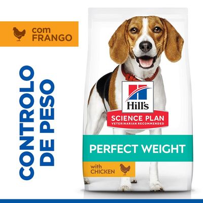 Hill's Science Plan Perfect Weight Adult 1+ Medium com frango