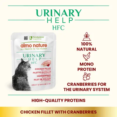 Almo Nature HFC Urinary Help Saver Pack 24 x 50g - Pacific Tuna with Cranberries
