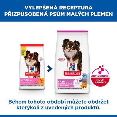 Hill's Science Plan Adult 1-6  Light Small & Mini kuracie
