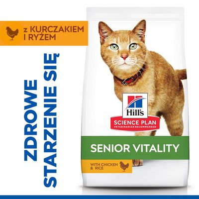 Hill's Science Plan Senior Vitality Mature Adult 7+, kurczak i ryż