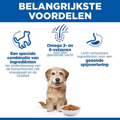 Hill's Science Plan Senior Vitality Mature Adult 7+ Small & Mini met Kip