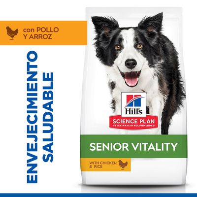 Hill's Science Plan Senior Vitality Mature Adult 7+ Medium con pollo
