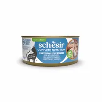 Schesir Complete Nutrition Filetti in gelatina 6 x 140 g in lattine - Tonnetto con pesce azzurro