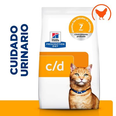 Hill's c/d Prescription Diet con pollo pienso para gatos