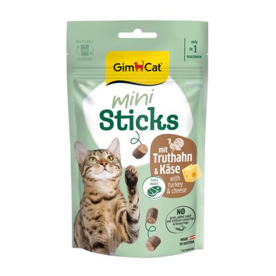 GimCat Mini Sticks 50 g Truthahn & Käse