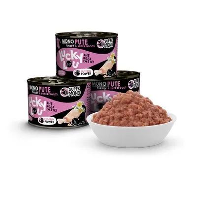 Lucky Lou SuperMono² 6 x 200 g - Mix (6 soorten) 6x 200g