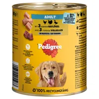 Pedigree Classic 12 x 800 g - Ave en paté