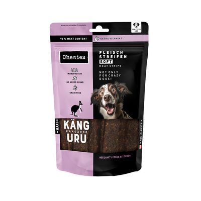 Chewies Vleesrepen Voordeelpakket: Kangaroe 3 x 150 g