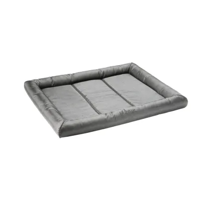 HUNTER Dog Mat Vermont - Grey - Size M: 90 x 60 x 7cm (L x W x H)