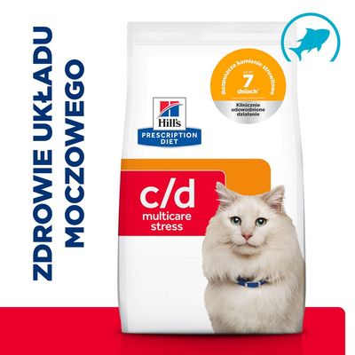 Hill's Prescription Diet c/d Multicare Stress Urinary Care z rybą morską