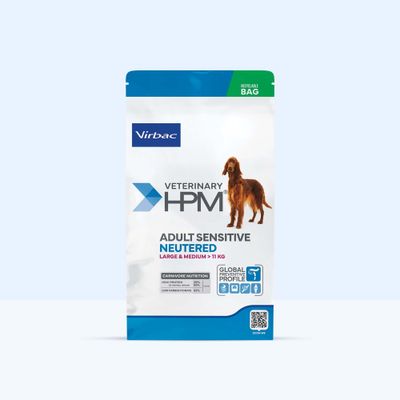Virbac Veterinary HPM Adult Sensitive Neutered Dog Large & Medium - 12 kg