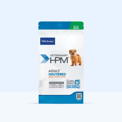 Virbac Veterinary HPM Adult Dog Neutered Small & Toy - Sparpaket: 2 x 7 kg
