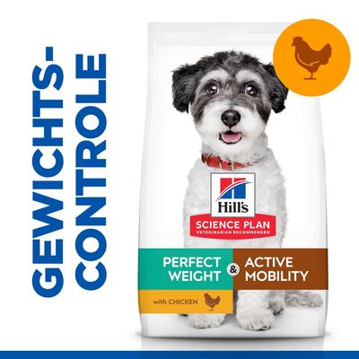 Hill's Science Plan Perfect Weight & Active Mobility Adult Small & Mini met Kip