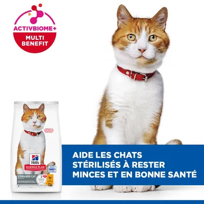  Hill's Science Plan Sterilised Cat Adult 1-6 poulet - 3 kg