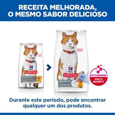 Hill's Science Plan Sterilised Cat Adult 1-6 frango