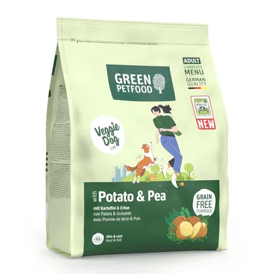 Green Petfood VeggieDog med potatis & ärtor - 10 kg