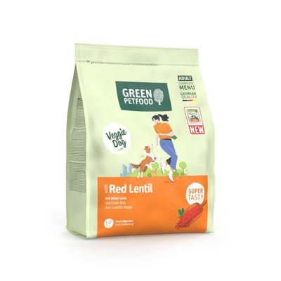 Green Petfood Veggie Dog vörös lencse