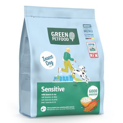 Green Petfood Sensitive met insecten & Rijst