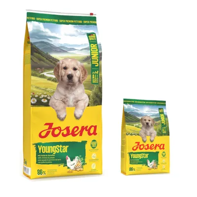 12,5 kg + 3 kg gratis! 15,5 kg Josera - 15,5 kg YoungStar 12,5 kg + 3 kg gratis! 15,5 kg Josera - 15,5 kg YoungStar