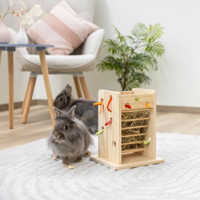 Kerbl Pet hooi- en groentetoren voor kleine dieren