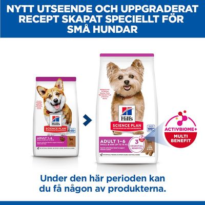 Hill's Science Plan Adult 1-6 Small & Mini Lamb & Rice