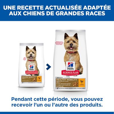 Hill's Science Plan Adult 1+ Healthy Mobility Small & Mini poulet pour chien