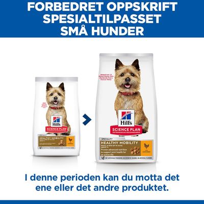 Hill's Science Plan Healthy Mobility Adult 1+ Small & Mini med kylling