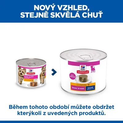 Hill's Science Plan Mature Small & Mini Mousse - Výhodné balení: 24 ks (24 × 200 g) Hovězí