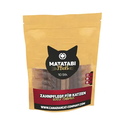 Canadian Cat Company Matatabi пръчици за дентална грижа за котки - 10 броя