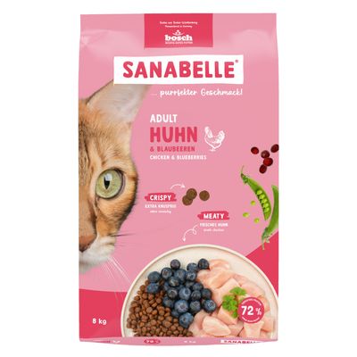 Sanabelle Adult mit Huhn & Blaubeeren 8 kg