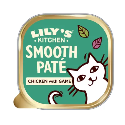 Lily's Kitchen Smooth Paté Selection für Katzen 19 x 85 g - Huhn & Wild