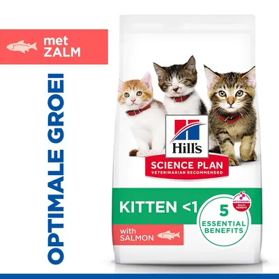 Hill's Science Plan Kitten <1 Zalm - Dubbelpak: 2 x 7 kg
