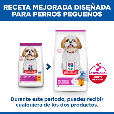 Hill's Science Plan Mature Adult 7+ Small & Mini con pollo