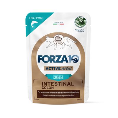 Forza 10 Intestinal Colon Active Vet Diet für Katzen 12 x 80 g Weißfisch