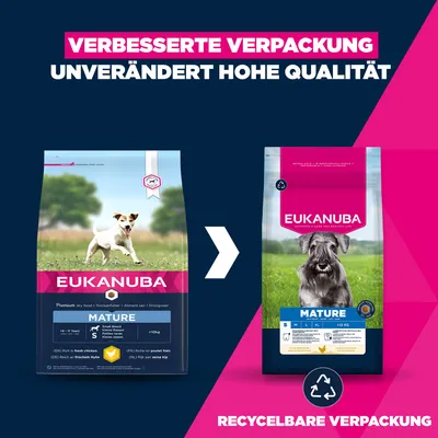 Eukanuba Premium Nutrition Mature Small Breed piščanec - Varčno pakiranje: 2 x 3 kg
