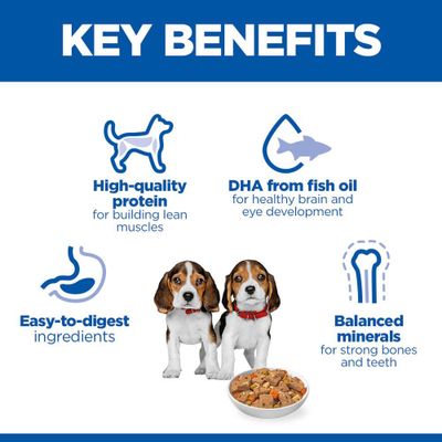 Hill's Science Plan Puppy Stew csirke & zöldség - 48 x 363 g